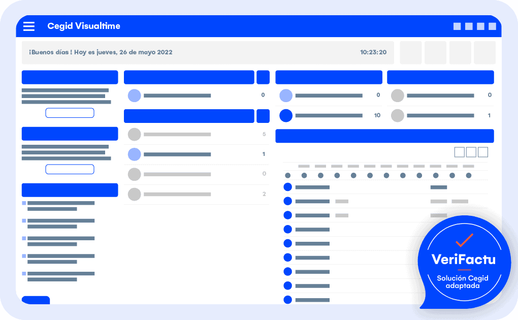 Control horario y planificación en un solo vistazo con CEGID Visualtime